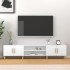 Mueble para TV madera contrachapada blanco 180x31,5x40