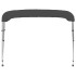 Toldo Bimini de 3 arcos gris antracita 183x180x137