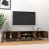 Mueble para TV madera contrachapada roble ahumado