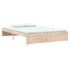 Estructura de cama de madera maciza 140x190