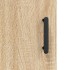 Aparador de madera contrachapada roble Sonoma 34,5x34x180