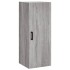 Aparador alto madera contrachapada gris Sonoma 34,5x34x180