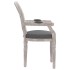 Silla de comedor tela gris oscuro 54x56x96,5