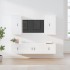 Set de muebles de TV 5 pzas madera contrachapada blanco