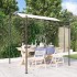 Toldo acero y tela color crema 2x2,3 m 180