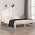 Estructura de cama madera maciza 150x200