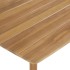 Mesa de bar de madera maciza de acacia 120x60x105