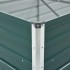 Arriate de acero galvanizado verde 600x80x45