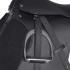 Set de montura de caballo de 17.5 y cuero negro 18 cm, 5 en