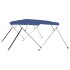 Toldo Bimini de 4 arcos azul 243x180x137