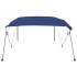 Toldo Bimini de 4 arcos azul 243x180x137