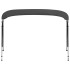 Toldo Bimini de 4 arcos gris antracita 243x(230-244)x137