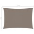 Toldo de vela rectangular tela Oxford gris taupe 5x7