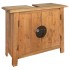 Mueble de lavabo madera maciza de pino 70x32x63