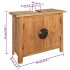 Mueble de lavabo madera maciza de pino 70x32x63