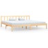 Estructura de cama madera maciza de pino 180x200