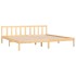 Estructura de cama madera maciza de pino 180x200