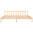 Estructura de cama madera maciza de pino 180x200