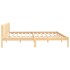 Estructura de cama madera maciza de pino 180x200