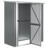 Cobertizo de jardín acero galvanizado gris 180,5x97x209,5