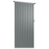 Cobertizo de jardín acero galvanizado gris 180,5x97x209,5