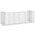 Muro gaviones para contenedor basura galvanizado 325x100x110