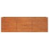 Arriate oxidado de acero corten 240x80x77