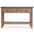 Mesa consola de madera de abeto maciza 122x35x80