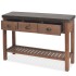 Mesa consola de madera de abeto maciza 122x35x80