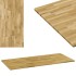 Tablero de mesa rectangular madera maciza roble 23 mm 120x60