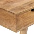 Mesa tocador con espejo madera maciza de mango 112x45x76