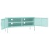 Mueble para TV de acero verde menta 105x35x50