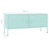 Mueble para TV de acero verde menta 105x35x50