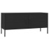 Mueble para TV de acero negro 105x35x50