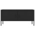 Mueble para TV de acero negro 105x35x50