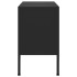 Mueble para TV de acero negro 105x35x50