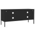 Mueble para TV de acero negro 105x35x50