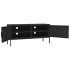 Mueble para TV de acero negro 105x35x50