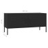 Mueble para TV de acero negro 105x35x50