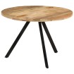 Mesa de comedor madera maciza de mango 110x75 cm