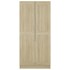 Armario de madera contrachapada color roble 82,5x51,5x180