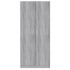 Armario madera contrachapada gris Sonoma 80x52x180