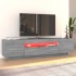 Mueble de TV con luces LED gris Sonoma 160x35x40