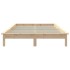 Estructura de cama madera maciza de pino King Size 150x200