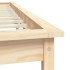 Estructura de cama madera maciza de pino King Size 150x200