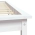 Estructura de cama de madera maciza de pino blanco 160x200