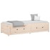 Sofá cama madera maciza de pino 90x200