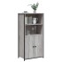 Aparador alto madera contrachapada Sonoma gris 62x36x121,5