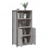 Aparador alto madera contrachapada Sonoma gris 62x36x121,5