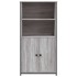 Aparador alto madera contrachapada Sonoma gris 62x36x121,5